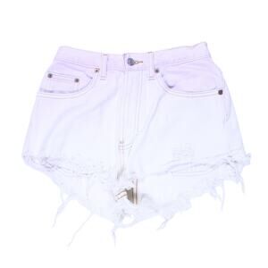 Vintage Gap cutoff shorts ombre purple/pink white dyed raw hem 90s y2K sz 4 reg